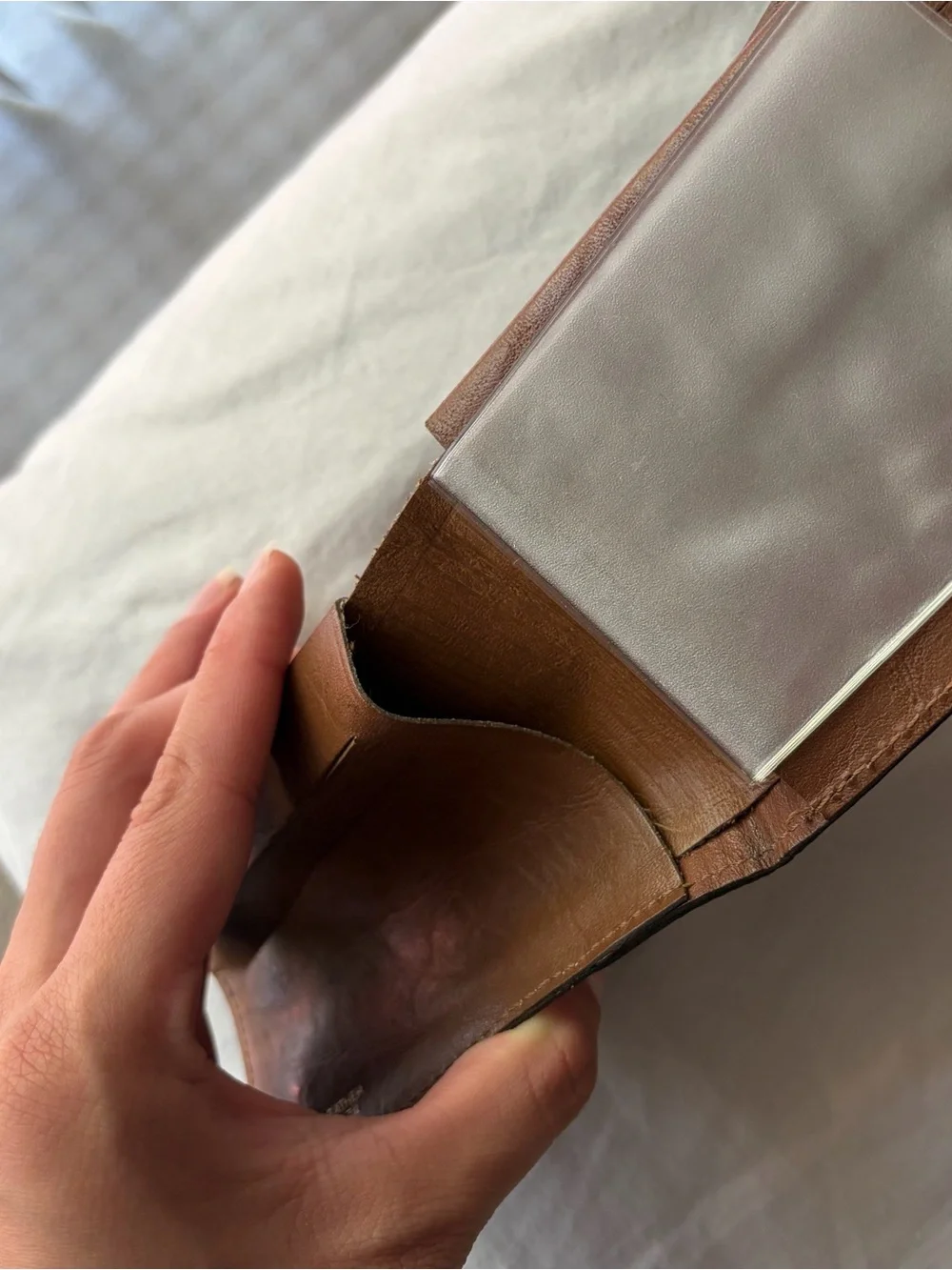 Brown Leather Bifold Wallet